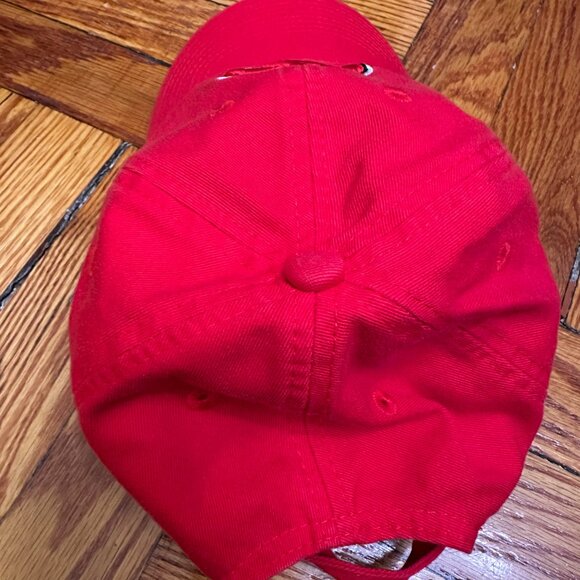 New Jersey Devils Red Official NHL Reebok "Face-Off" Strapback Cap Hat - Picture 2 of 4